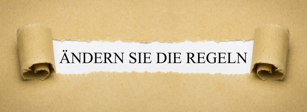 &Auml;ndern Sie die Regeln
