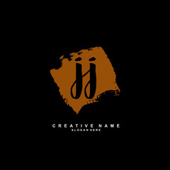 J JJ Initial logo template vector. Letter logo concept