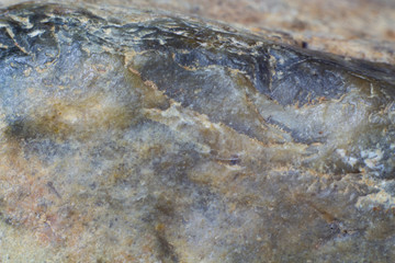 Macro texture of untreated natural mineral