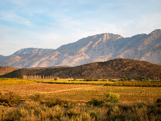 Wonderful view of the Langeberg Mountains. Montagu. Western Cape. South Africa