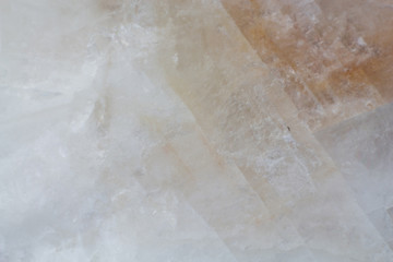 Texture of natural untreated white calcite macro