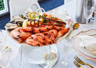 food in the restaurant