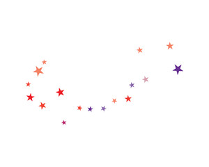 set of abstract stars background template vector illustration