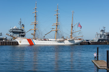 Naklejka premium Das Segelschulschiff 