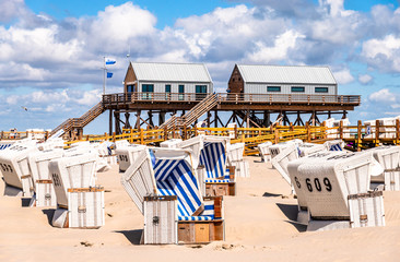 beach at sankt peter ording