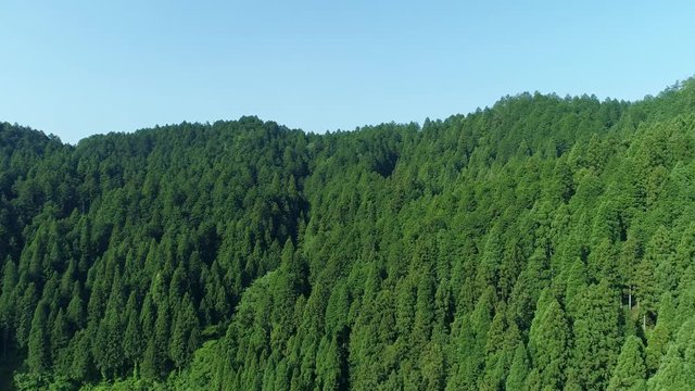 山・ドローン撮影