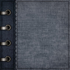 Grunge Style Vintage Fabric Album Cover