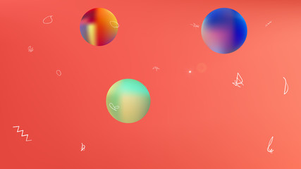 Ordinary abstract space fantasy  crisp. 