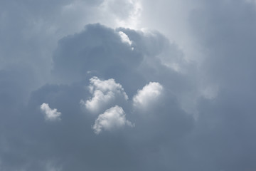 Beautiful sky with cloud.Picture for summer season.