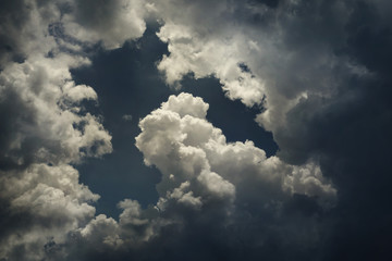 Fototapeta premium Beautiful sky with cloud.Cloudscape background.