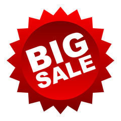 red vector banner big sale