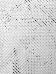 old checker plate steel