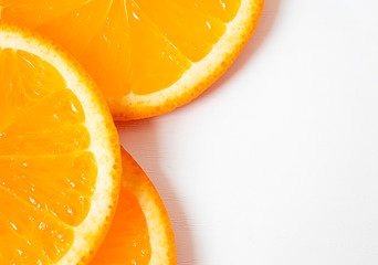 Orange. Sliced orange background.Healthy food. Orange citrus background. Fresh ripe sweet orange citrus,  colorful background.