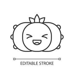 Peyote cactus cute kawaii linear character