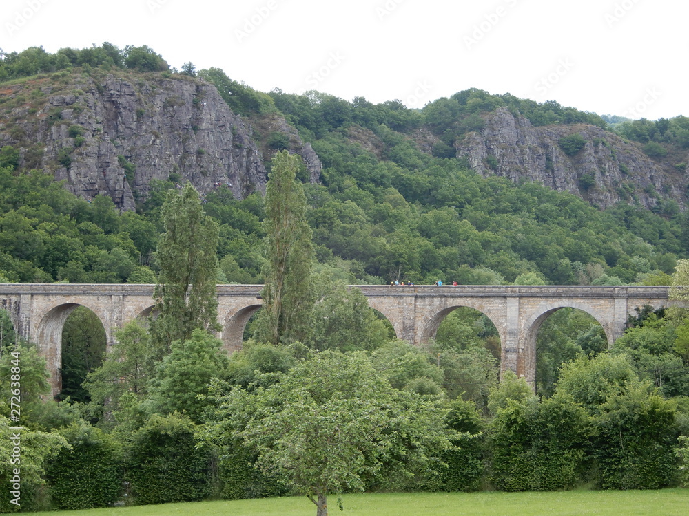 Canvas Prints Viaduc de Clécy, Calvados, Suisse normande, France