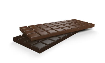 dark and milk chocolate bars