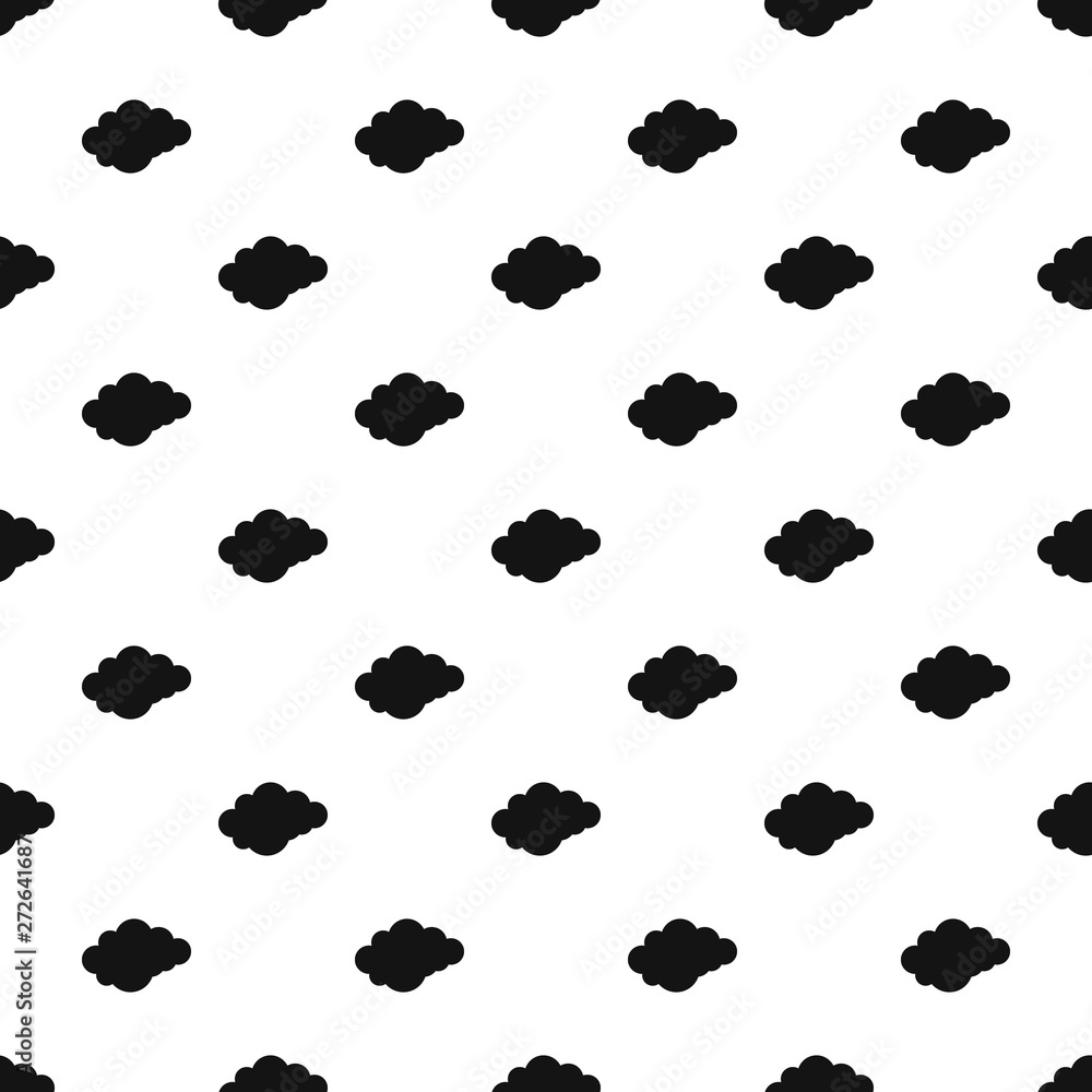 Poster cloud with downfall pattern seamless vector repeat geometric for any web design