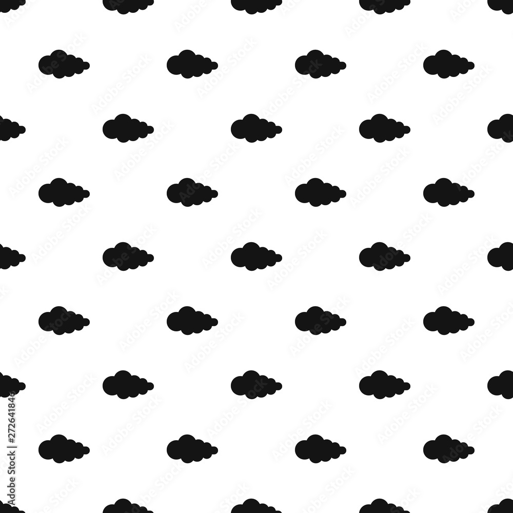 Poster cloud with fallout pattern seamless vector repeat geometric for any web design