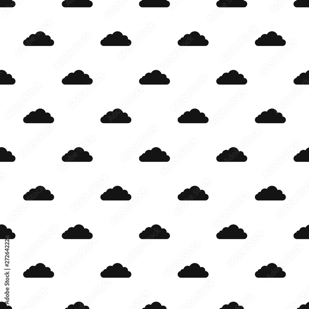 Poster bottom cloud pattern seamless vector repeat geometric for any web design