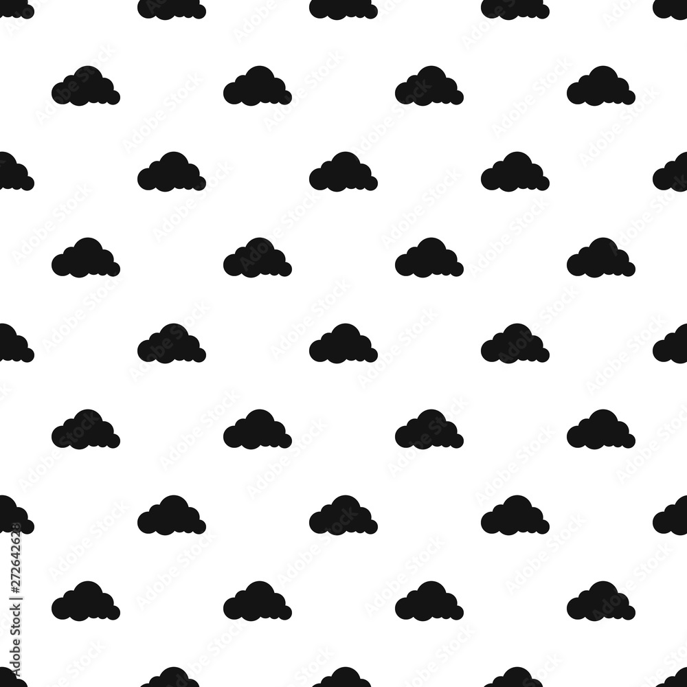 Aufkleber layered rain cloud pattern seamless vector repeat geometric for any web design