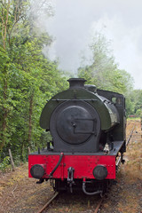 Obraz premium An old Saddletank Steam Locomotive.