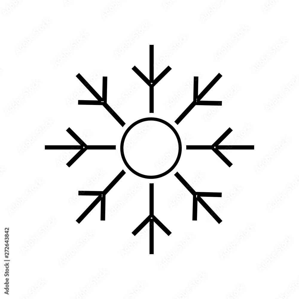 Poster blizzard icon. element of whether for mobile concept and web apps icon. outline, thin line icon for 