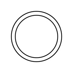 Full moon icon. Element of Whether for mobile concept and web apps icon. Outline, thin line icon for website design and development, app development