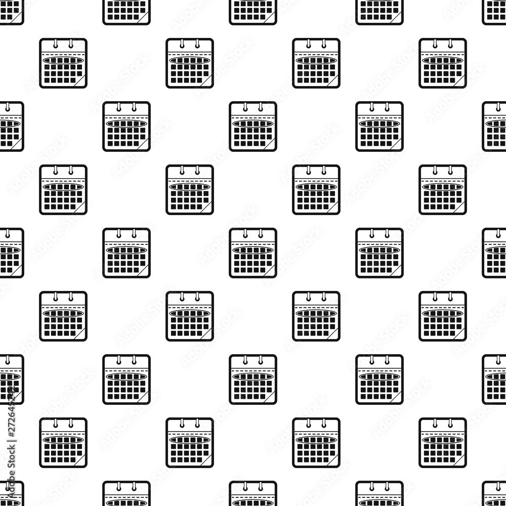 Poster calendar day pattern seamless vector repeat geometric for any web design