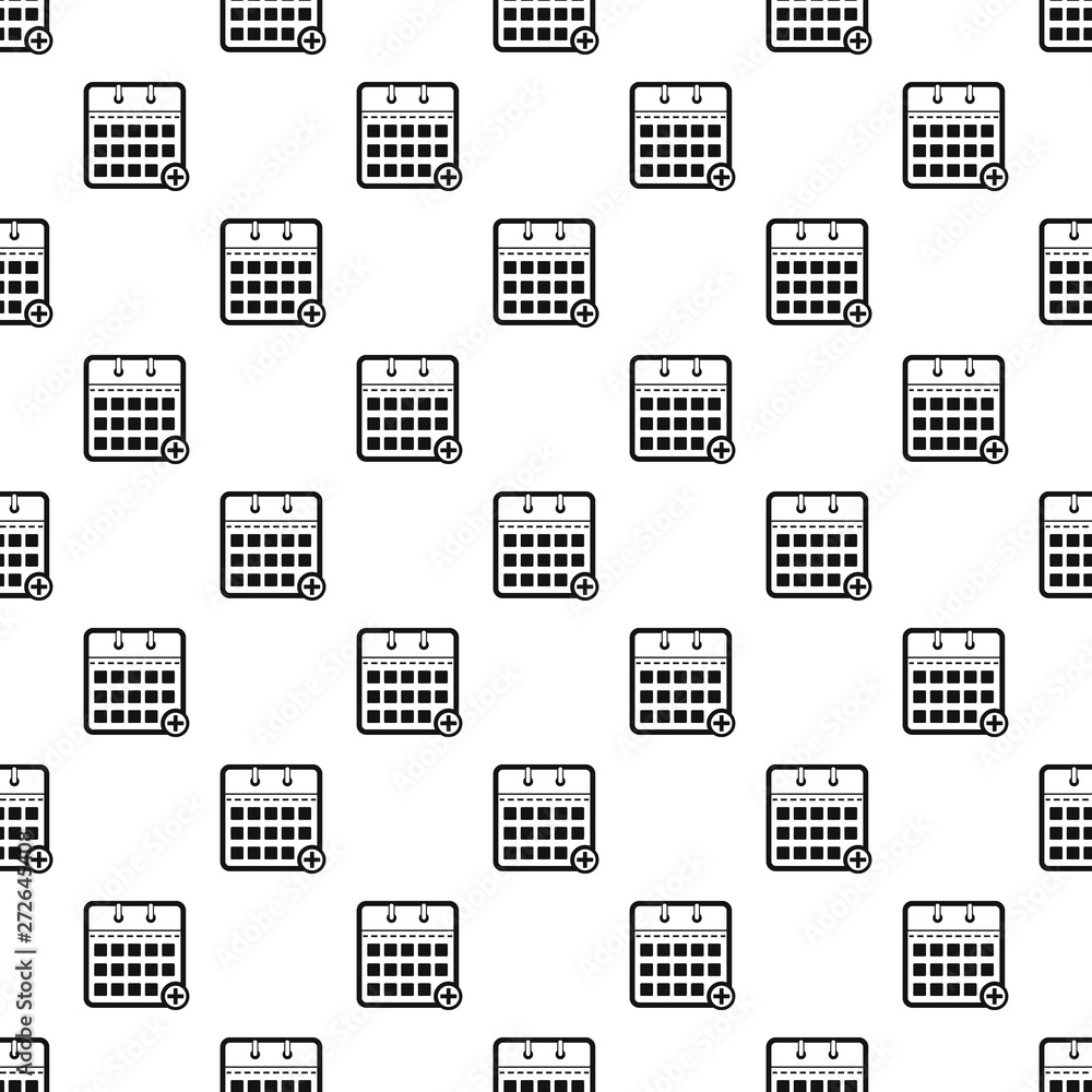 Poster calendar deadline pattern seamless vector repeat geometric for any web design