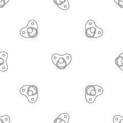 Girl nipple pattern seamless vector repeat geometric for any web design