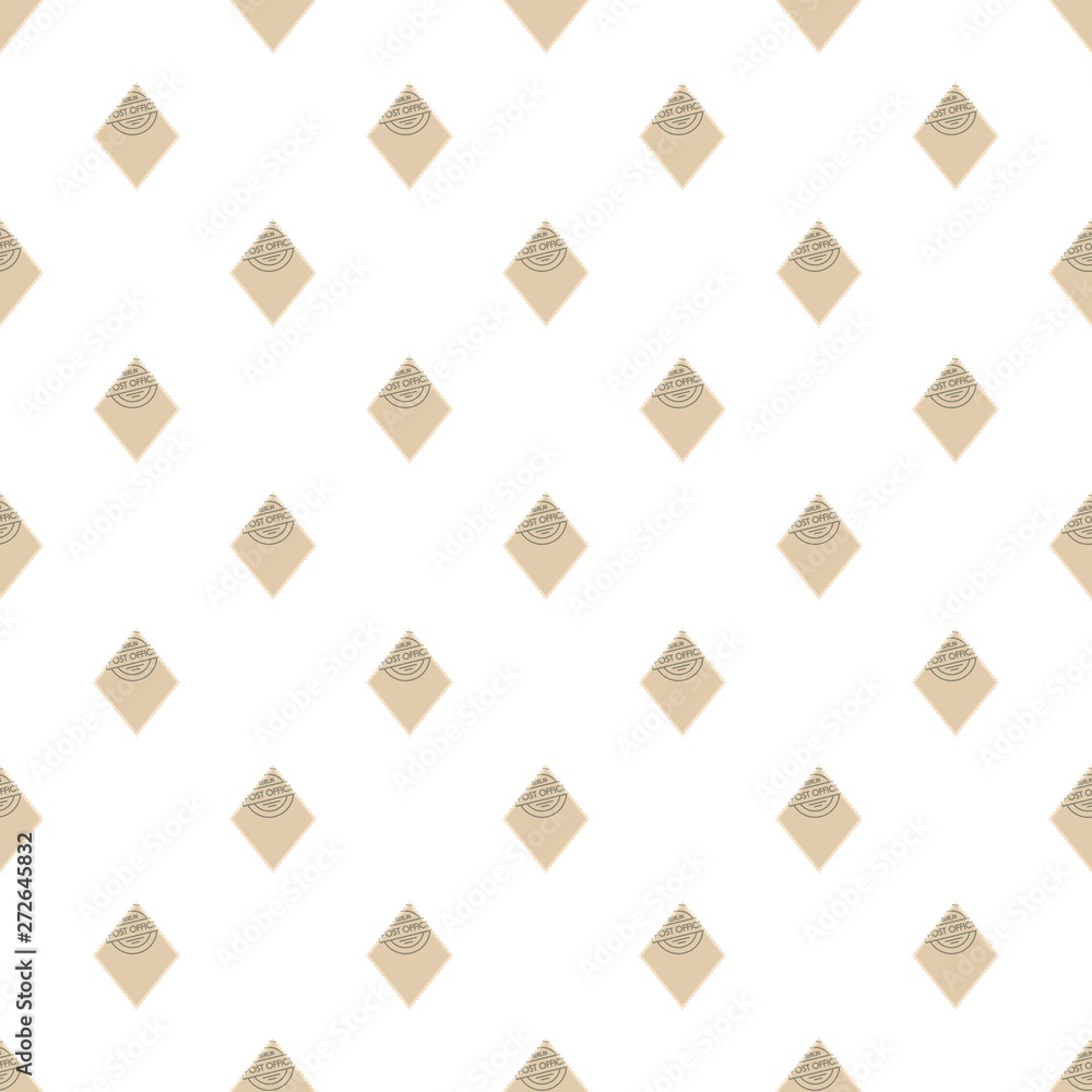 Aufkleber rhombic postage stamp pattern seamless vector repeat for any web design