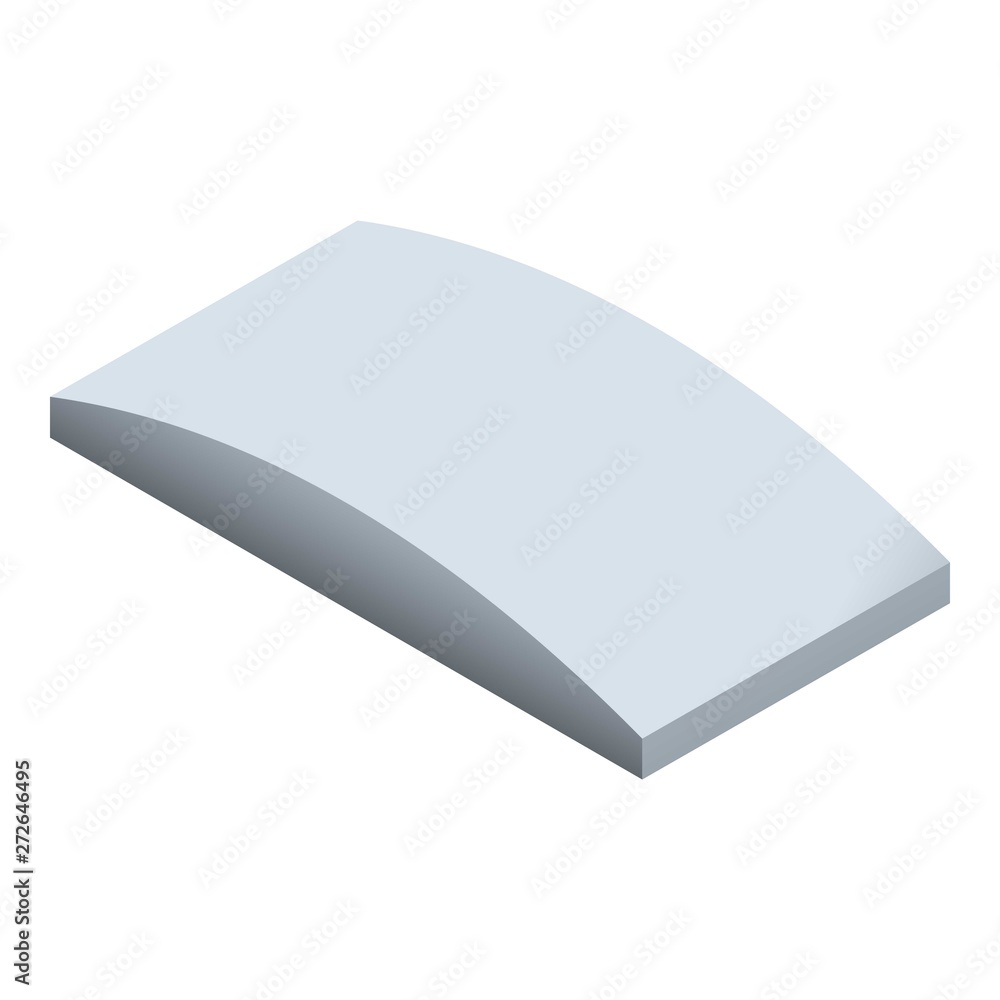 Poster modern pc mouse icon. isometric of modern pc mouse vector icon for web design isolated on white back
