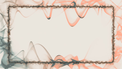  smoky frame with copy space 