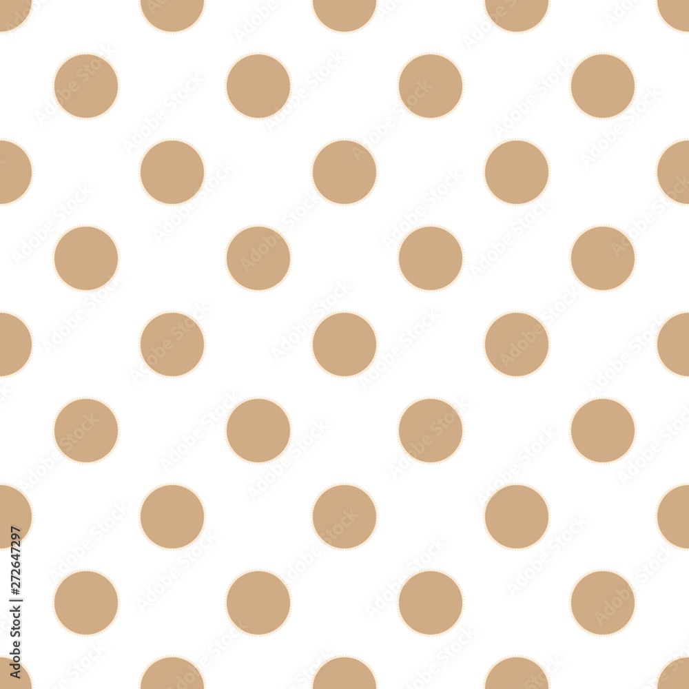 Poster round postage stamp pattern seamless vector repeat for any web design