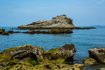 Fototapeta premium 鋸南町勝山傾城島