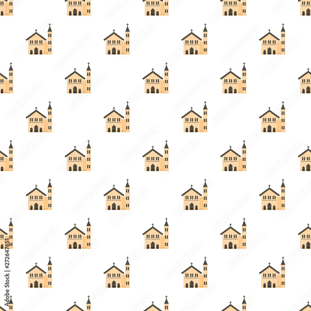Poster church pattern seamless vector repeat for any web design