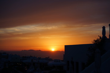 Santorin Sonnenuntergang Oia