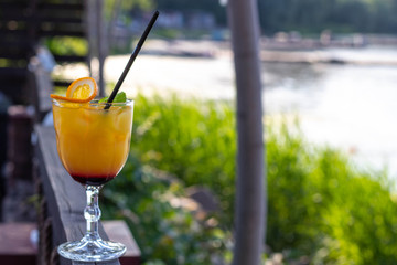 cocktail on the beach