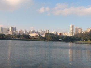Fototapeta na wymiar Ibirapuera - vista da cidade