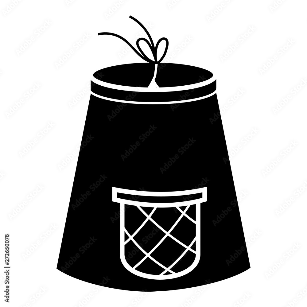 Poster apron uniform icon. simple illustration of apron uniform vector icon for web design isolated on whit