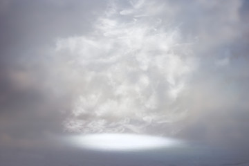 Fototapeta premium A picture of a celestial ray of light in the sky. Concept of religion and faith