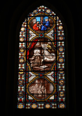 Vitrail &eacute;glise La Flotte en R&eacute;