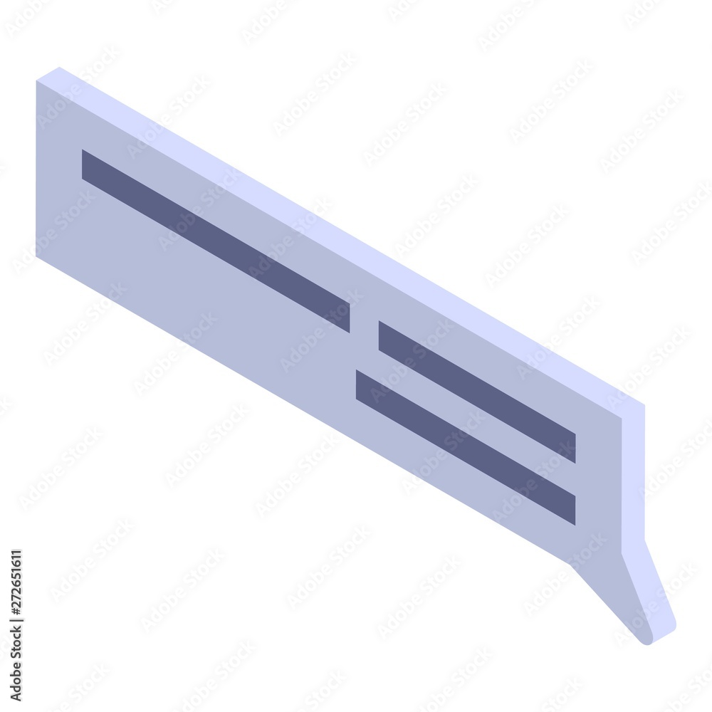 Poster chat writing icon. isometric of chat writing vector icon for web design isolated on white background