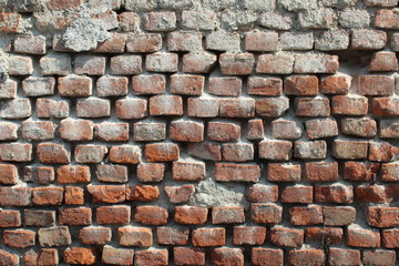 muro di mattoni - vintage