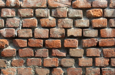 muro di mattoni - vintage