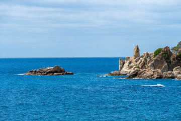 Blanes girona costa brava vistas playa turquesa 