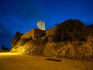 Blanes girona costa brava noche vistas aereas 
