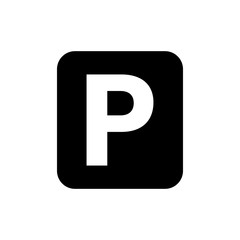 Street Signage, Road Sign Parking Area Illustration Design. Vector icon