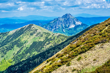 Fototapeta premium Big Rozsutec peak, Little Fatra, Slovakia