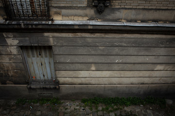 Immeuble haussmannien abandonné, Paris